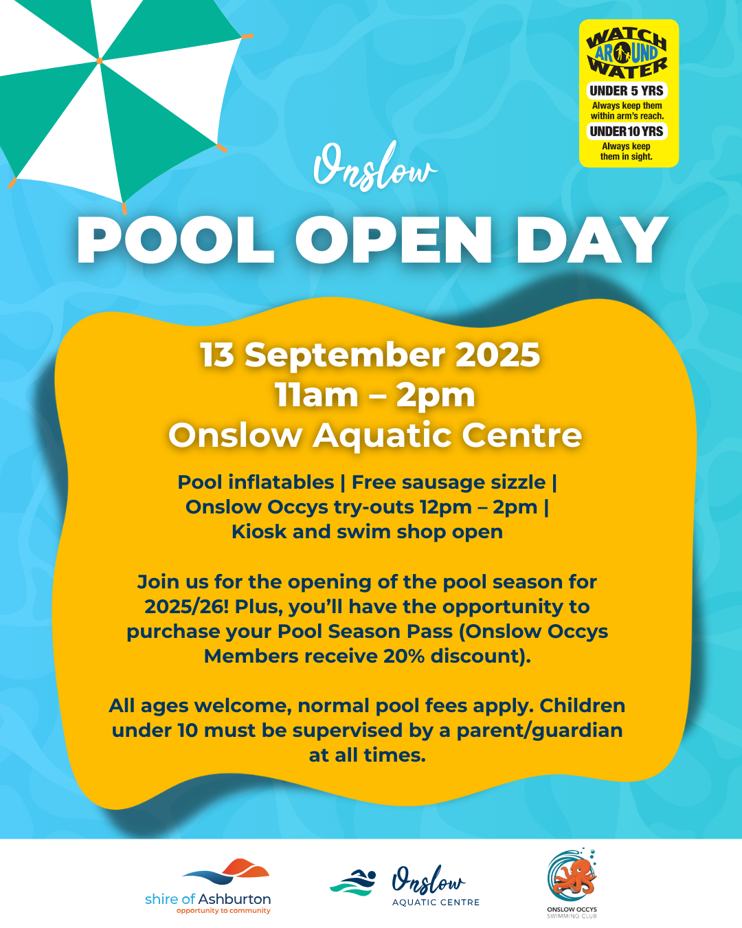 Onslow Pool Open Day